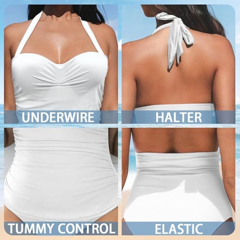 Bikini Set for Women Swimsuit Coverup Bathing Suit - Picture 5 of 5
